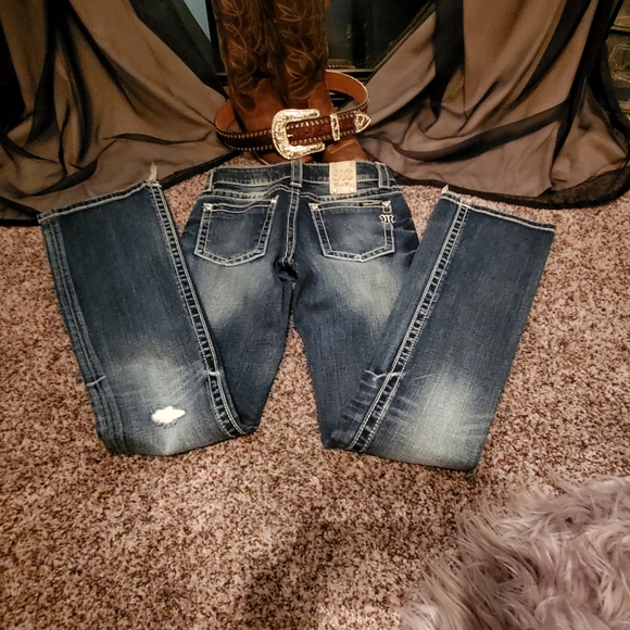 Miss Me Women's Blue Jeans Boot Cut size 26, - Picture 9 of 9